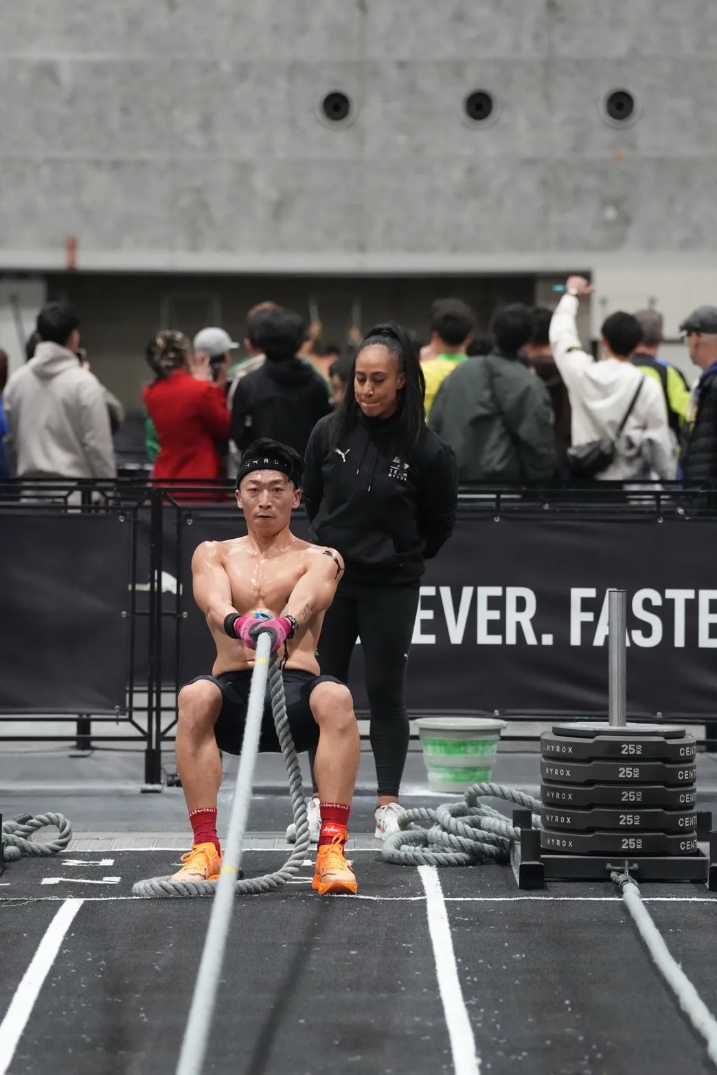 HYROX SINGAPORE レース中